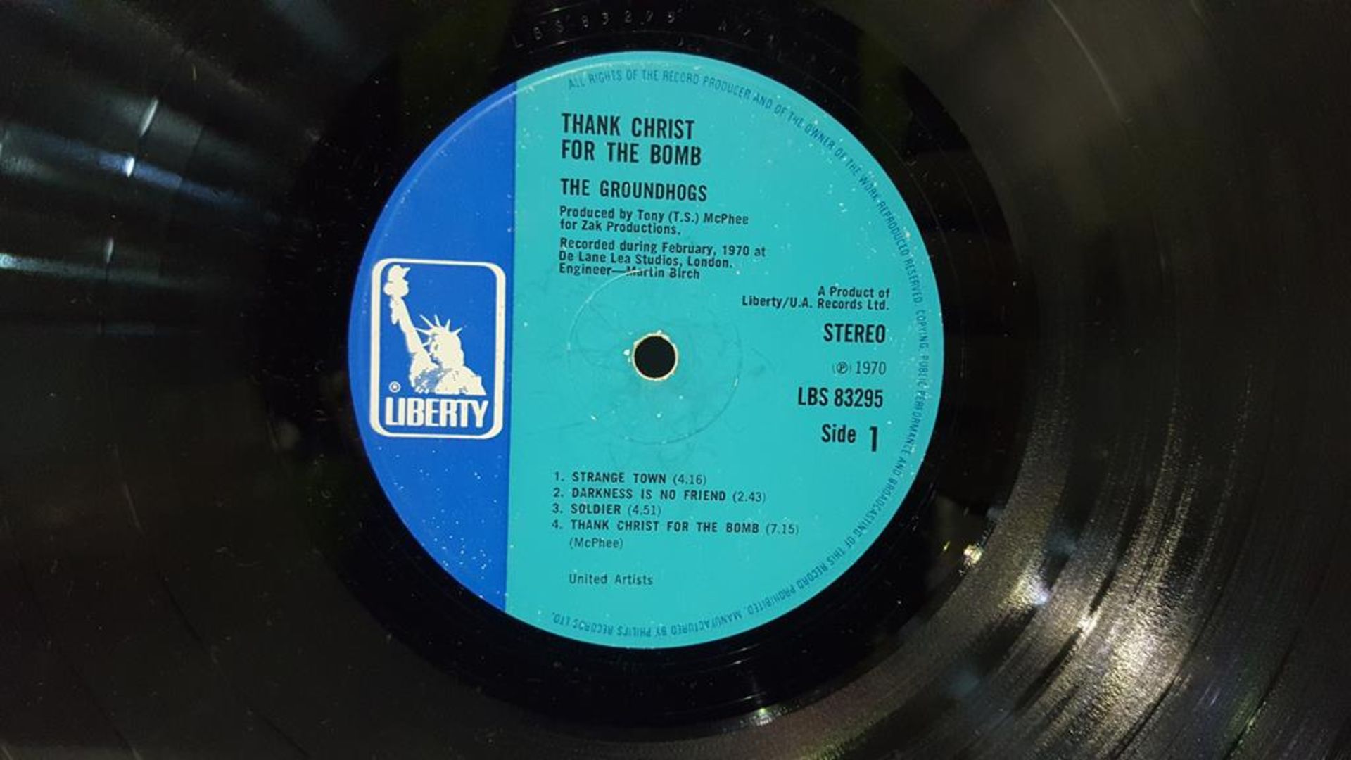 Groundhogs 'Thank Christ for the Bomb' LP in Gateleg Sleeve, 1st pressing with Blue Label - Image 5 of 7