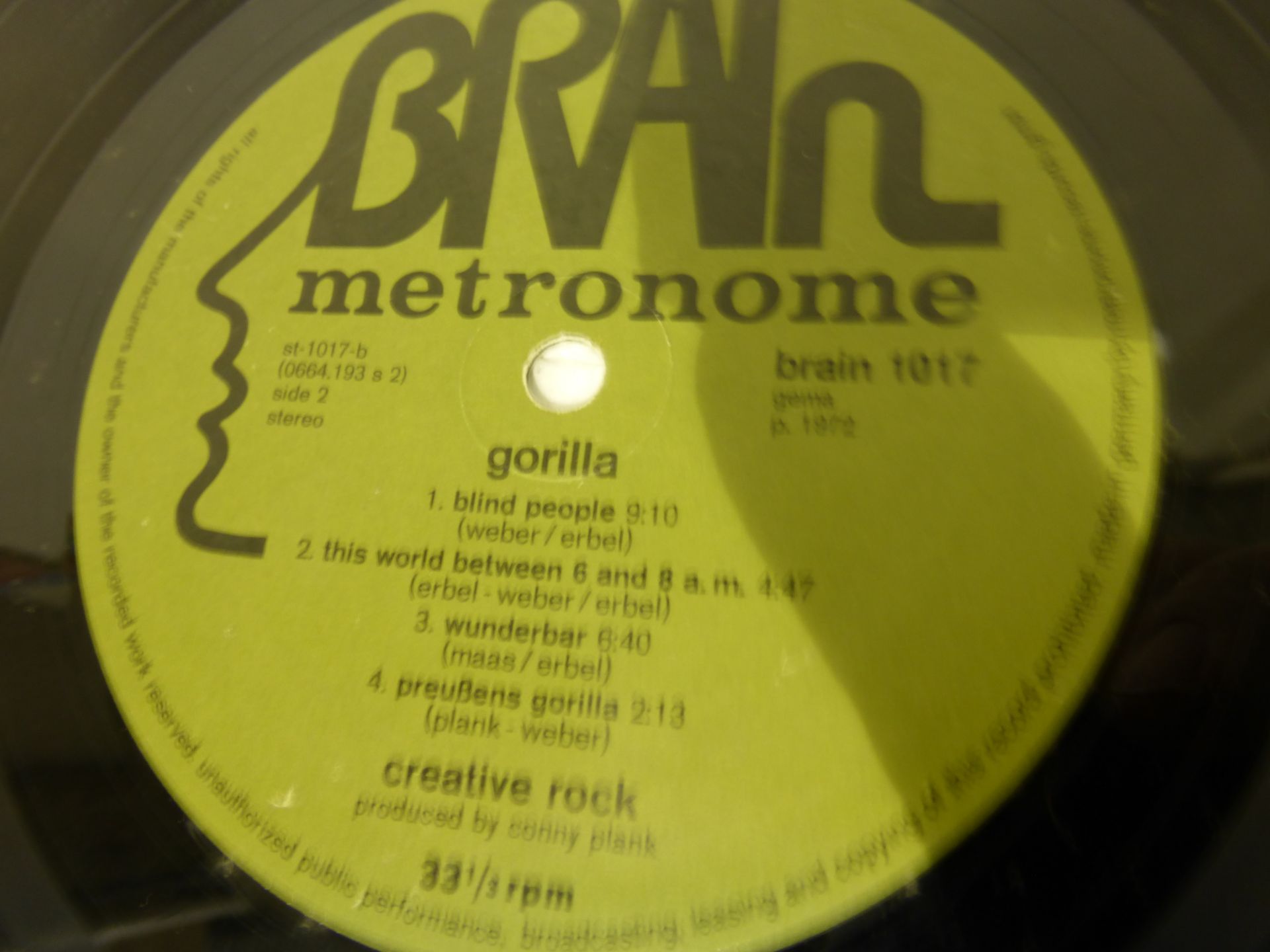 Creative Rock 'Gorilla' LP - Image 6 of 6