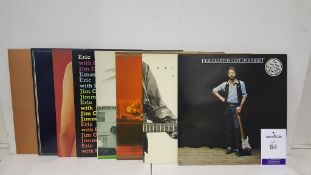 Eight Eric Clapton LPs/EPs/Compilations