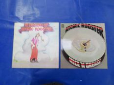 Atomic Rooster 'Nice 'N' Greasy' and 'In Hearing Of' LPs