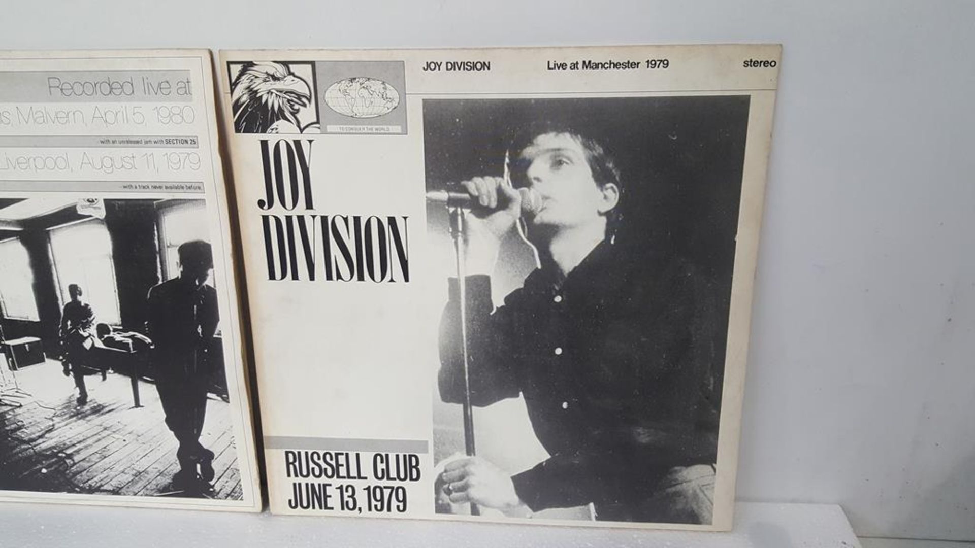 Joy Division 'Live at Manchester 1979' LP with Joy Division 'Winter Gardens, Malven 1980' LP. - Image 2 of 9