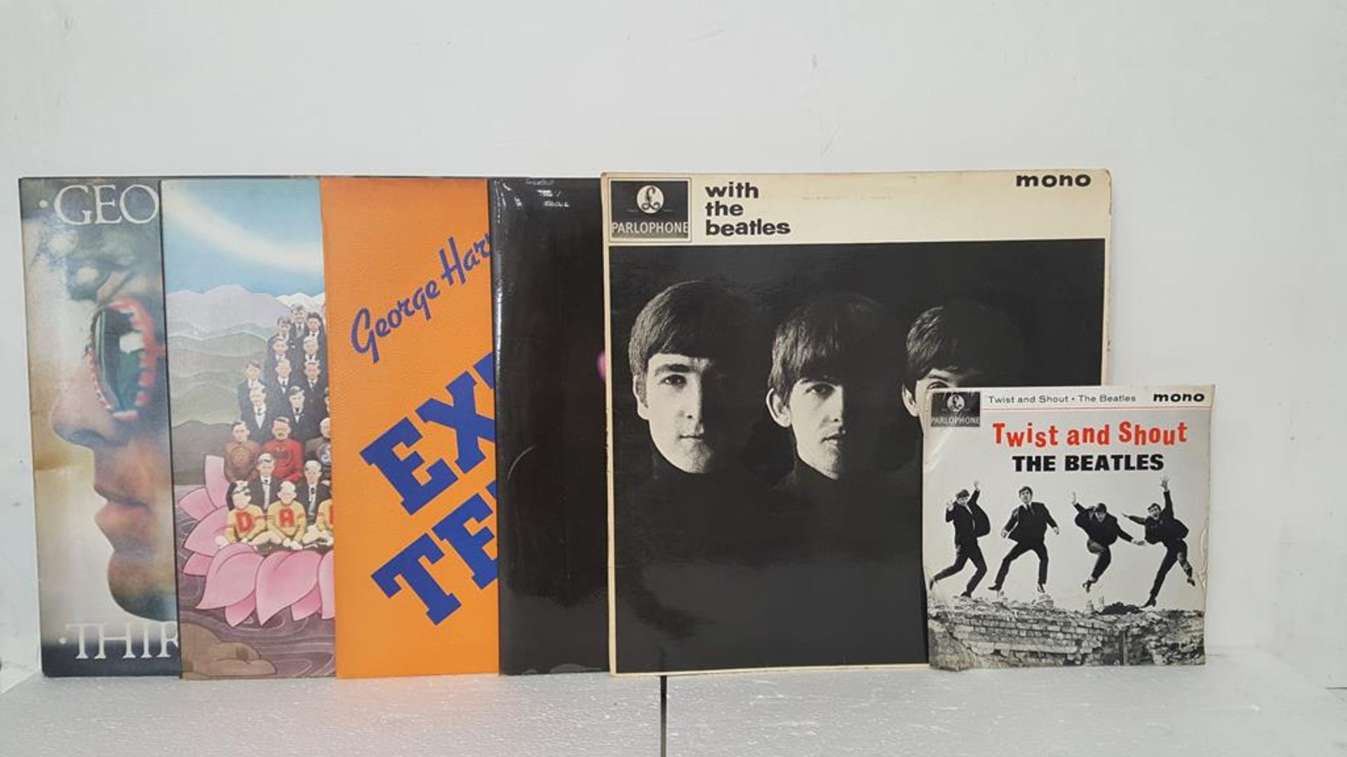 4 x George Harrison LPs