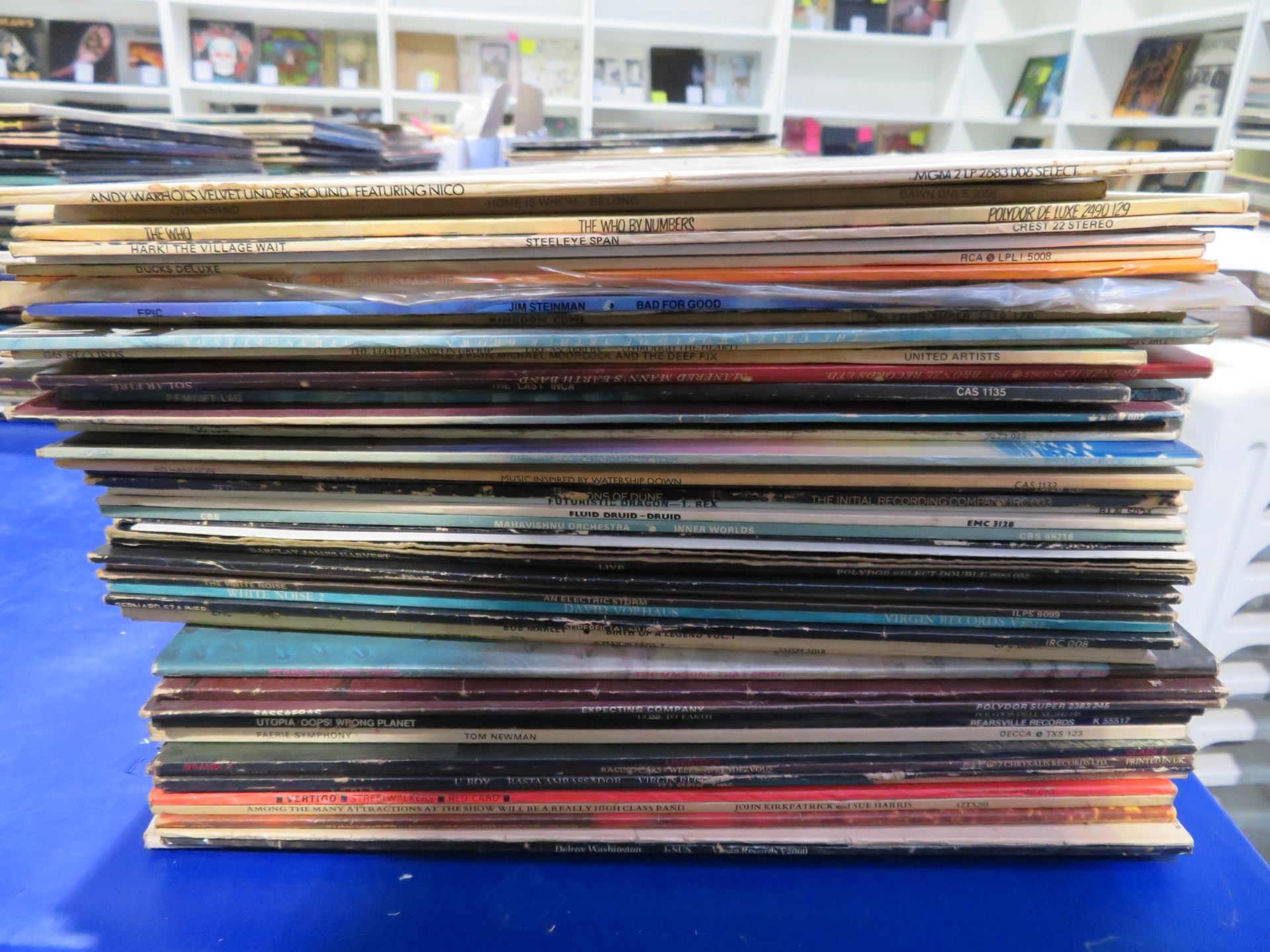 A Mixed Selection of over 55 Vinyl Records