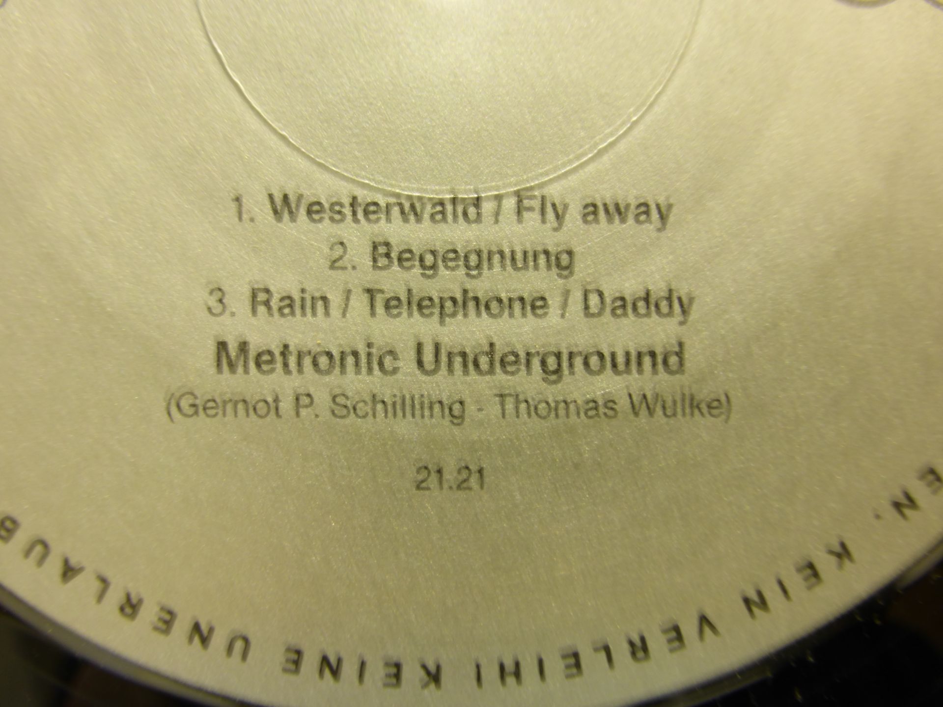 Metronic Underground 'Illusion' LP - Image 6 of 6