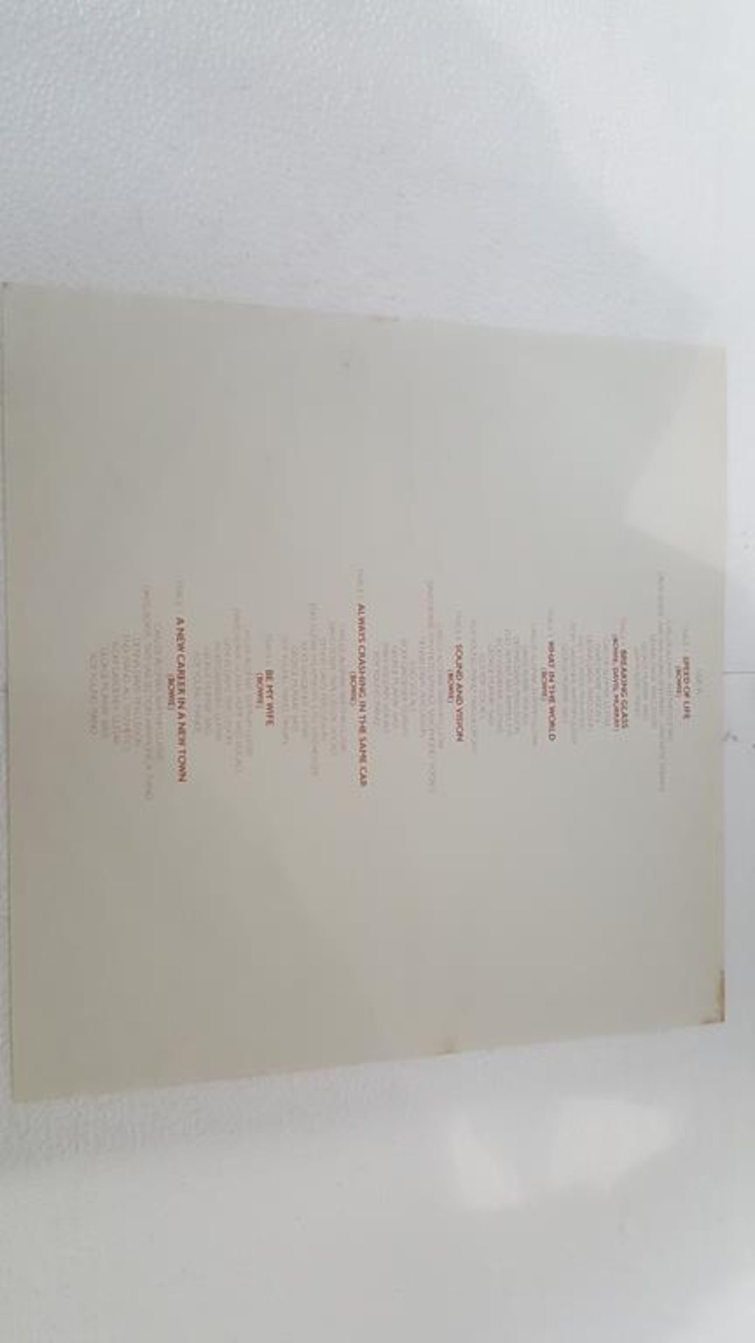 David Bowie 'Low' LP - Image 5 of 6