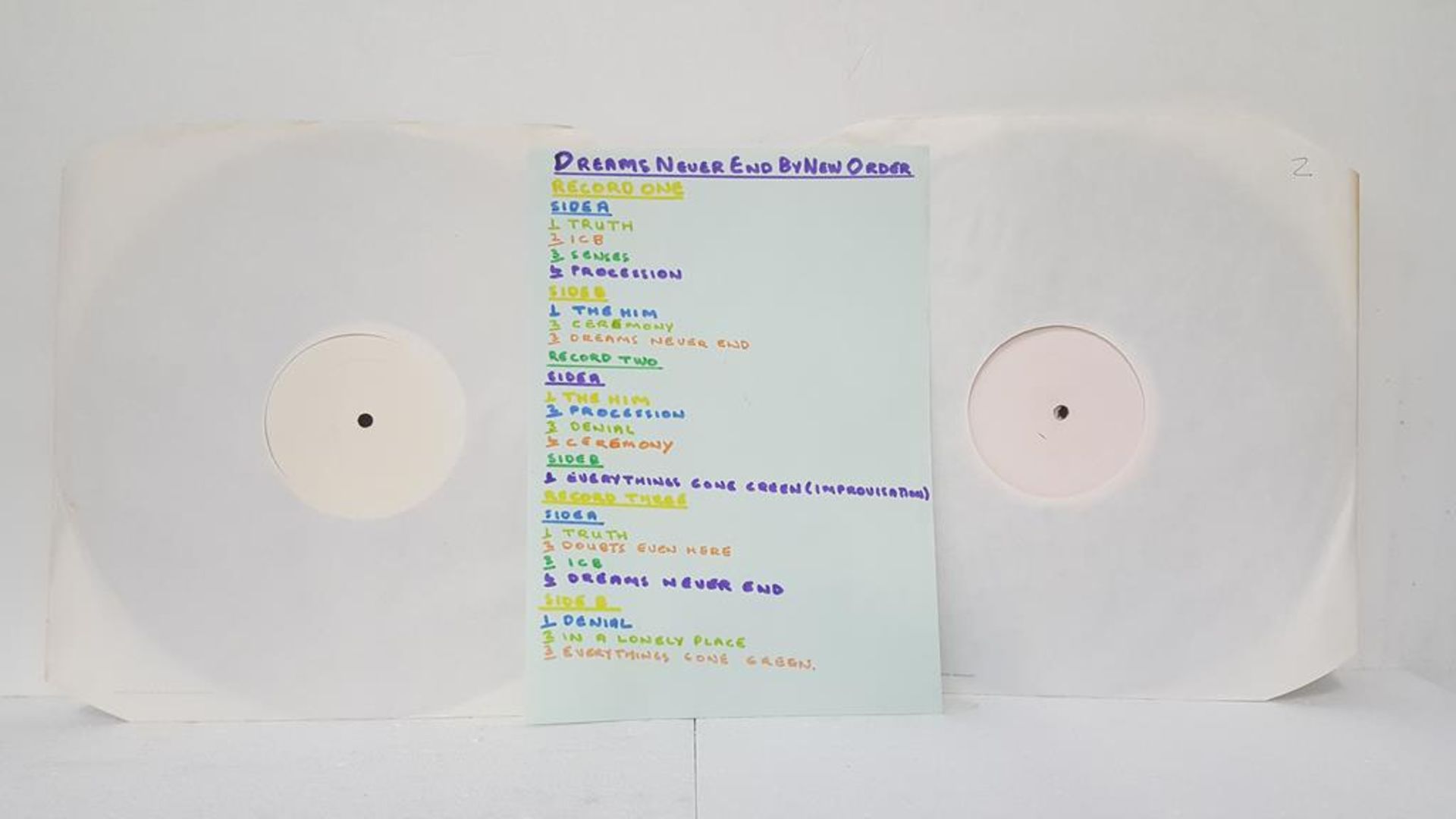 New Order 'Dreams Never End' Triple Album - Image 3 of 3