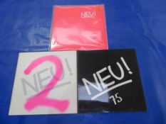 Neu! LPs including 'Neu!', 'Neu!2' and 'Neu!75'