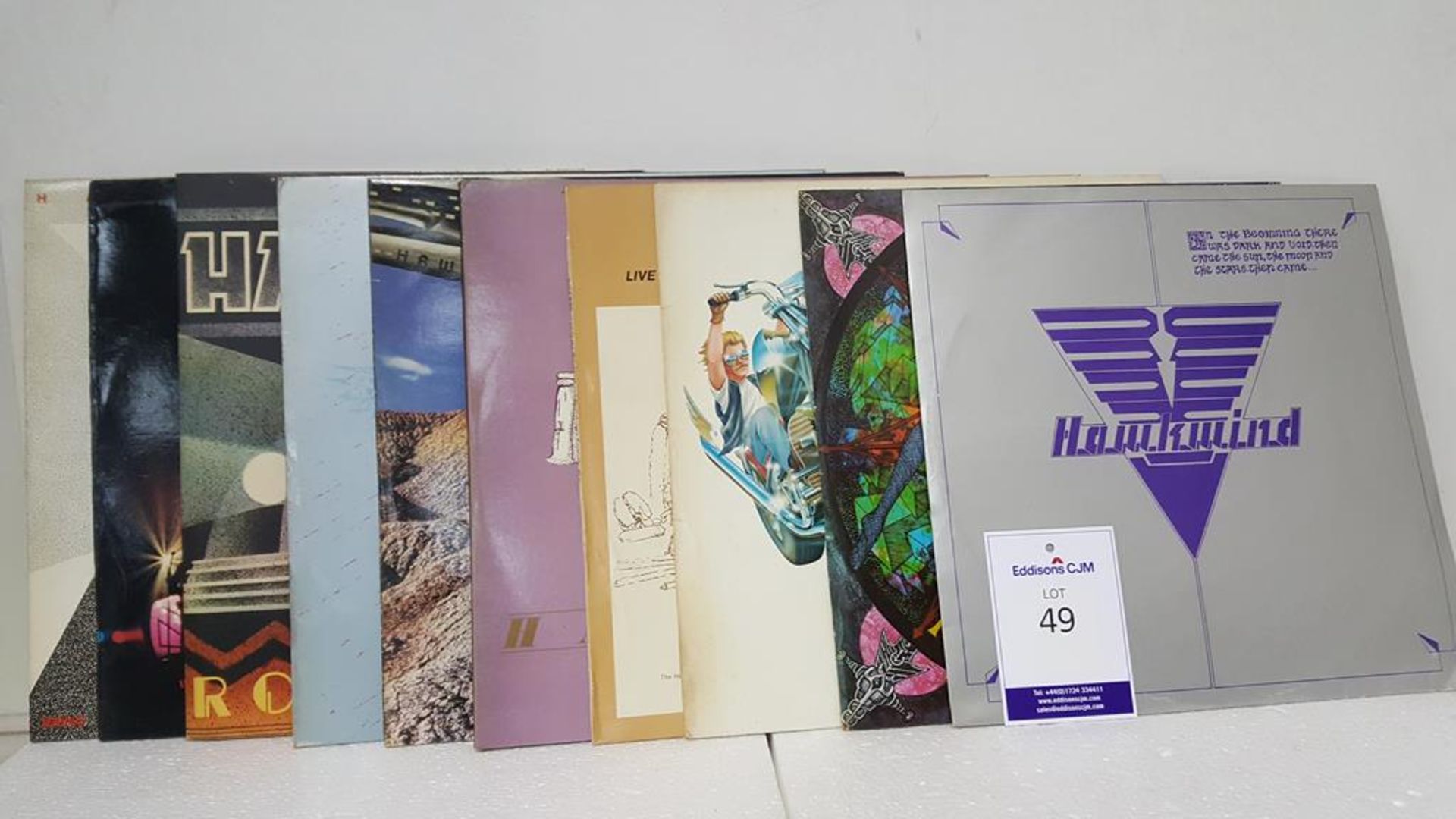 10 x Hawkwind LPs/EPs