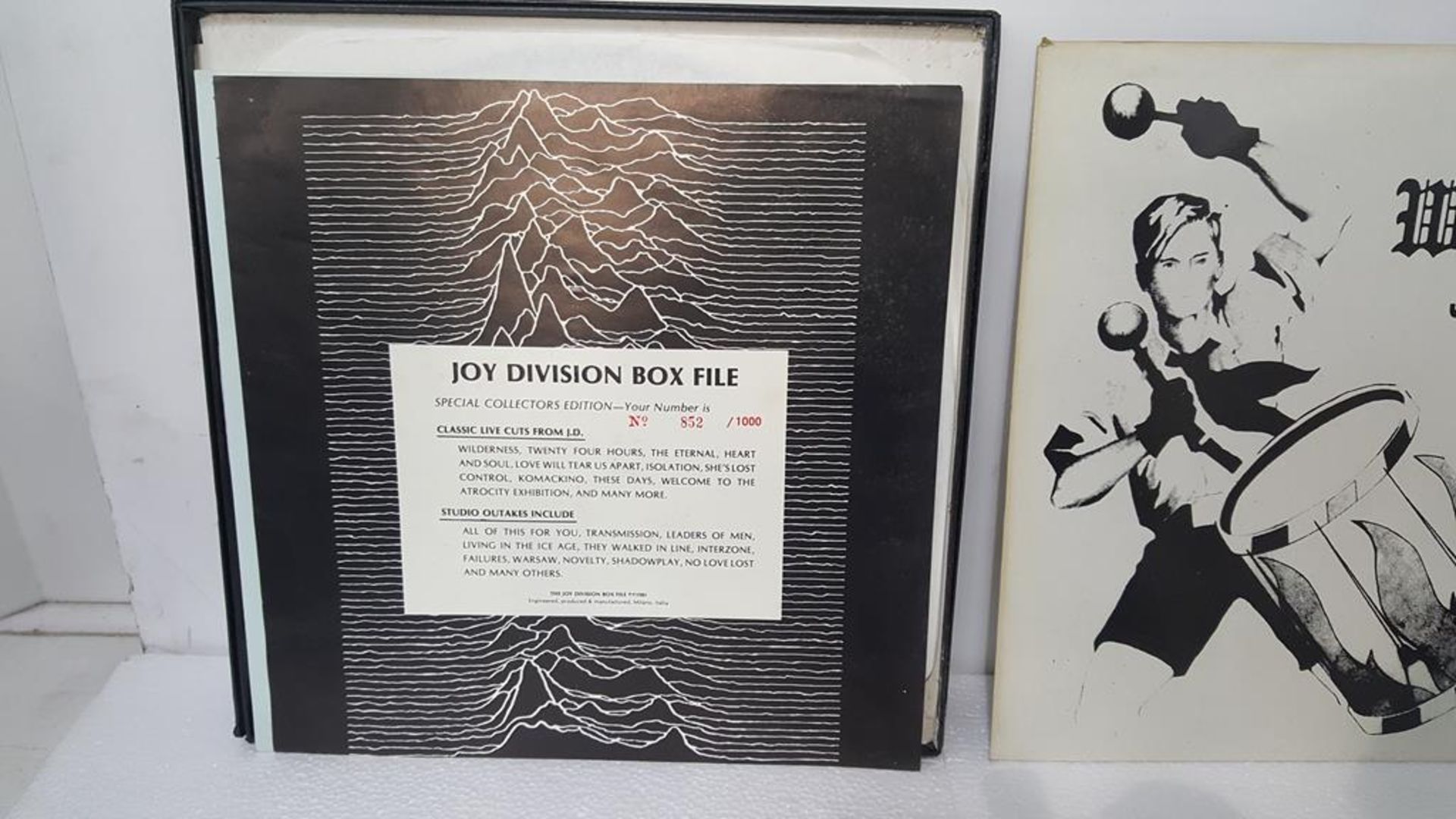 Joy Division First Recording Limited Edition Collectors together with Box File Special Collectors Ed - Image 3 of 7