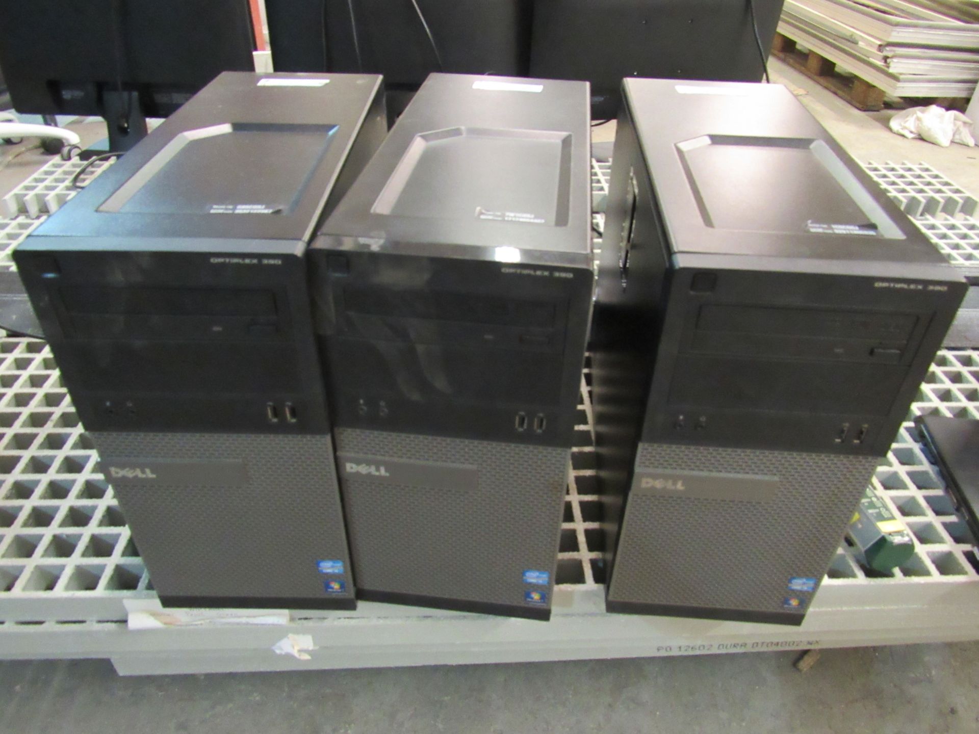 3 Dell Optiplex 390 Intel i5 PCs, PROCESSOR, I5-2400, 3.1, 4C, SNB, D2, L, No HDDs, This lot is