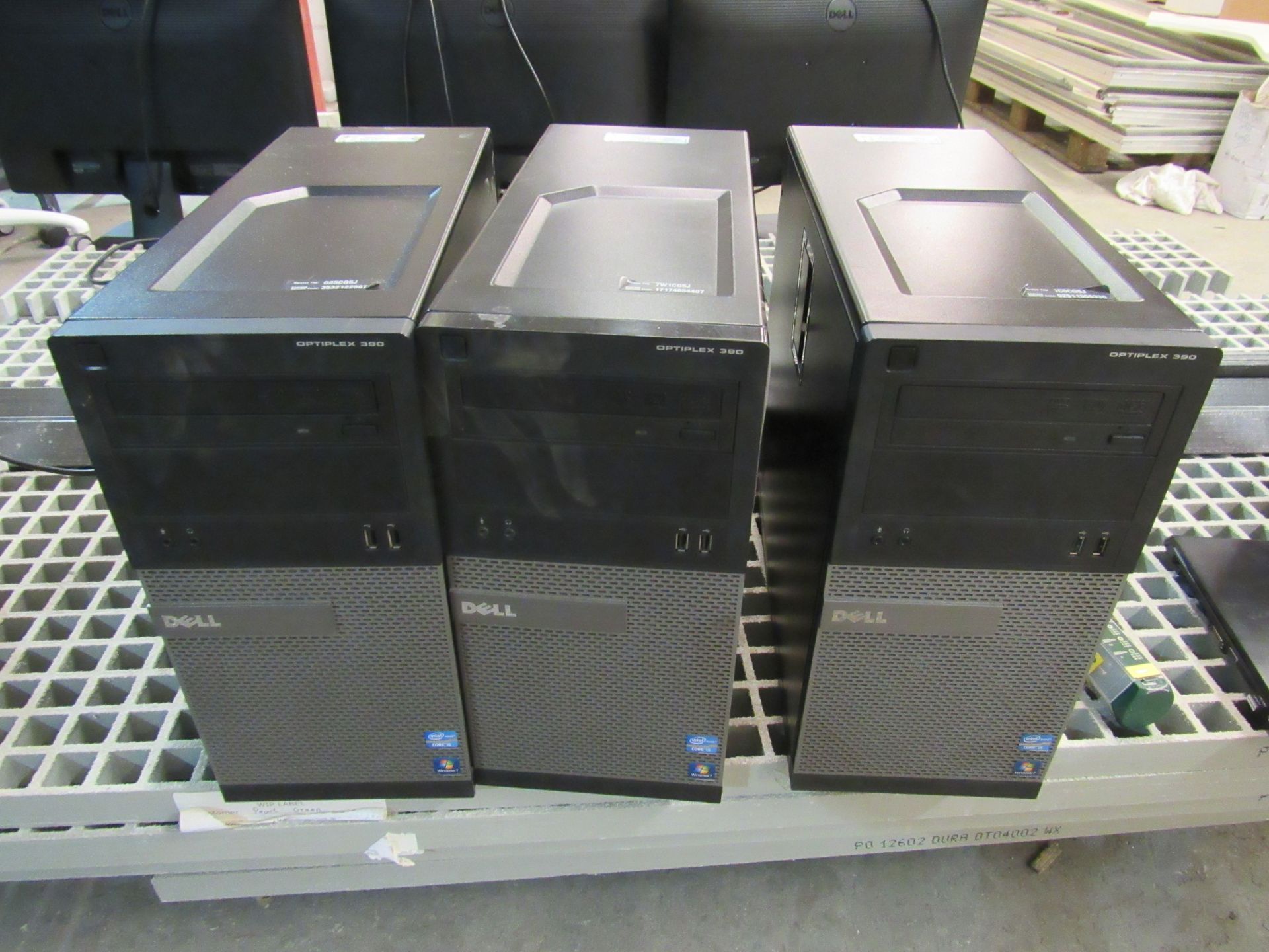 3 Dell Optiplex 390 Intel i5 PCs, PROCESSOR, I5-2400, 3.1, 4C, SNB, D2, L, No HDDs, This lot is - Image 2 of 5