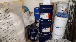 Kemper System Various Tins & Containers, Liquid & Waterproofing Materials (Scrap – Out of Date)