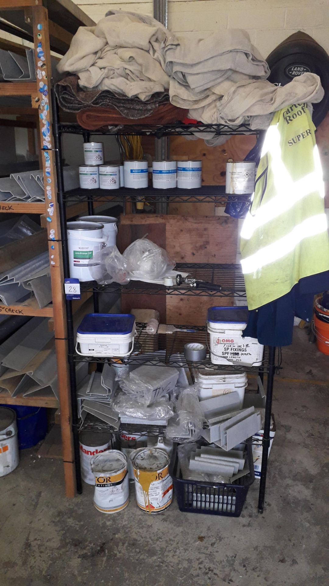 2 x Shelving Bays and Contents to include Various Tins and Containers of New & Opened Primers &