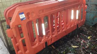 4 x Site Safety Work Barriers