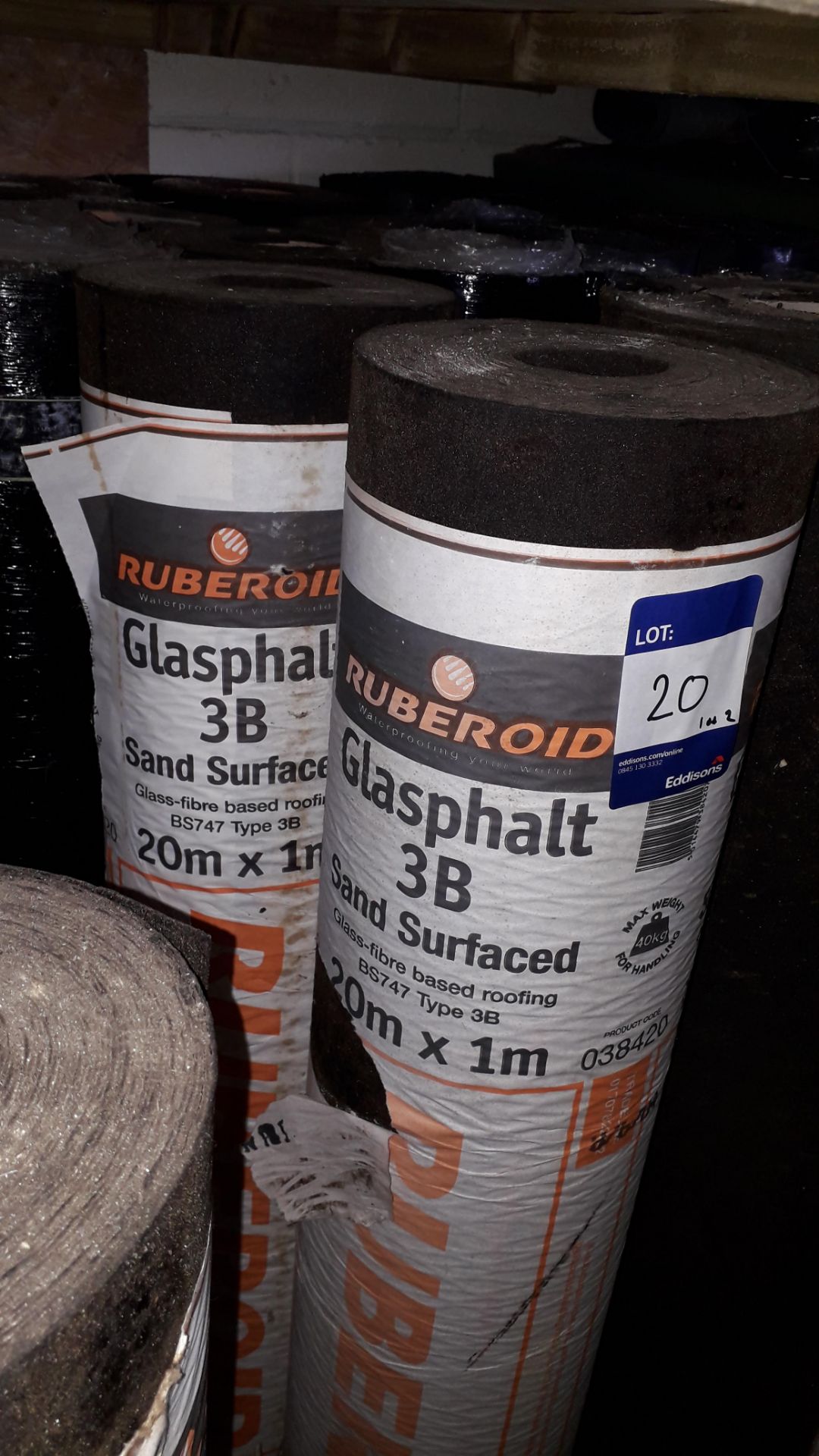 2 ½ Pallets (Approx. 50 Rolls) of 3B Glass Fibre Underlay - Image 2 of 2