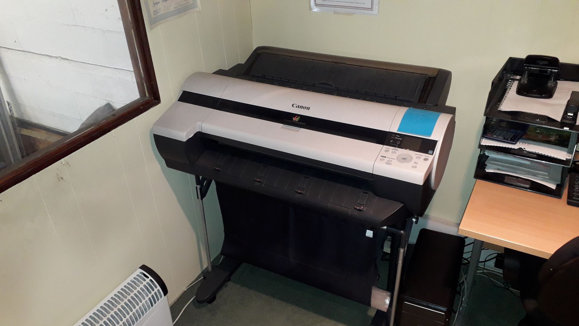 Contents of Office to include, Canon ImagePrograf IPF605 Plotter, Canon Pixma MG2550 Printer, 2 x - Image 3 of 5