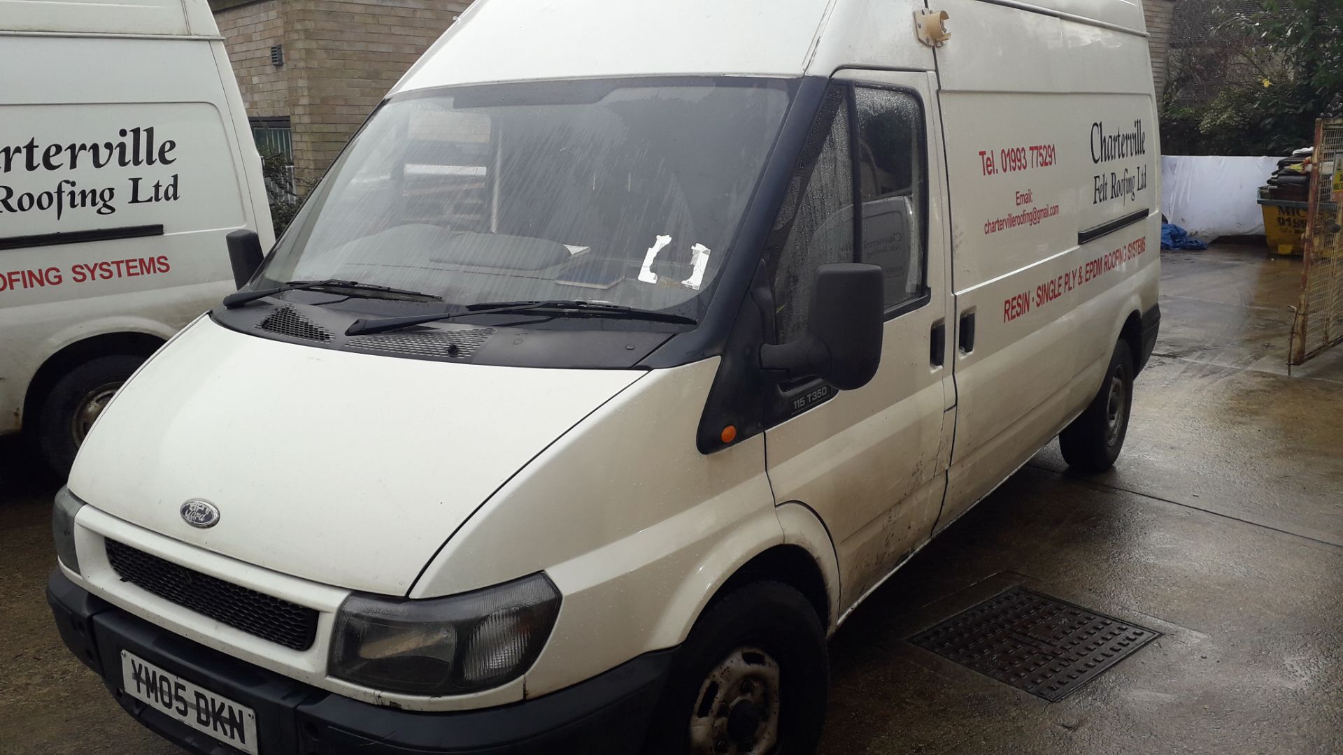 Ford Transit T350 LWB Panel Van, Registration YM05 DKN, Odometer 243,066 miles, MOT expired, V5 - Image 2 of 12