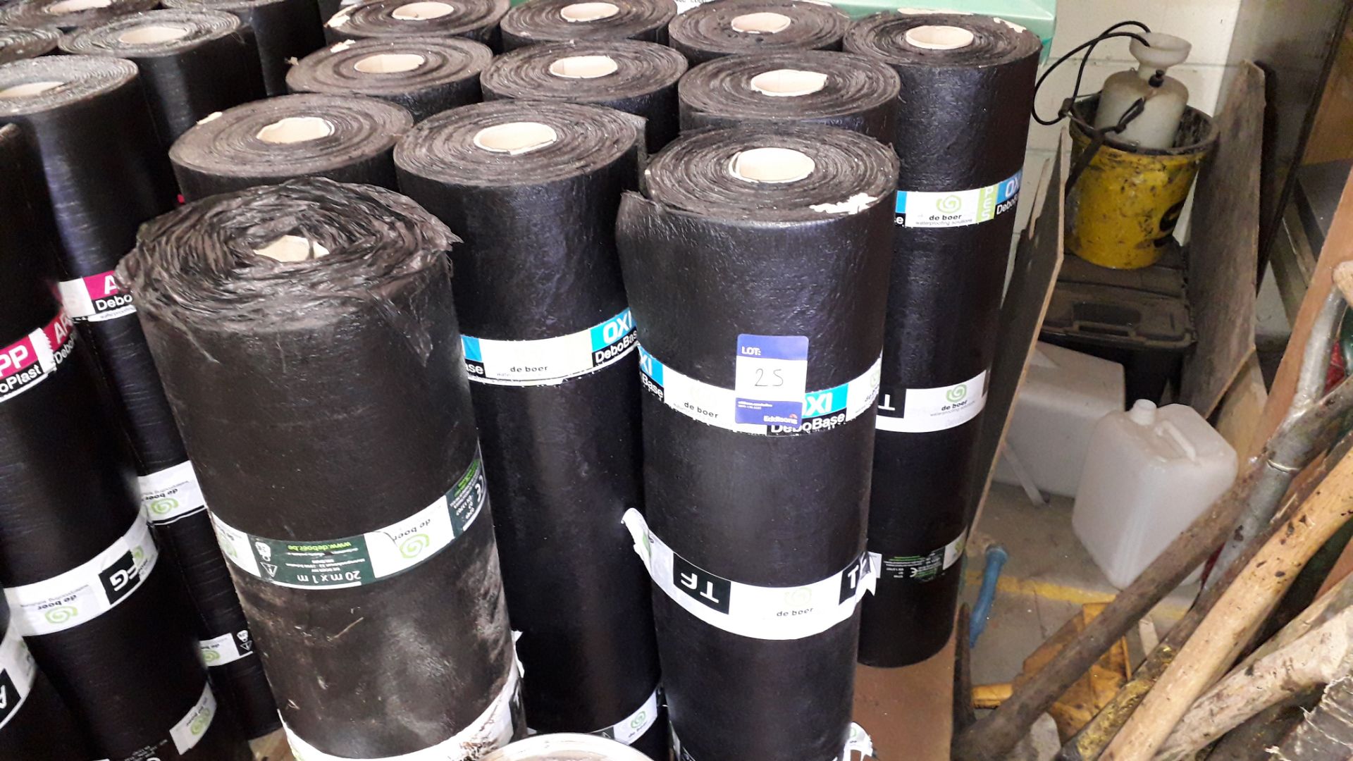 1 Pallet and 10 Rolls of DeBuer T/F K180 Vapour Control Layer Felt