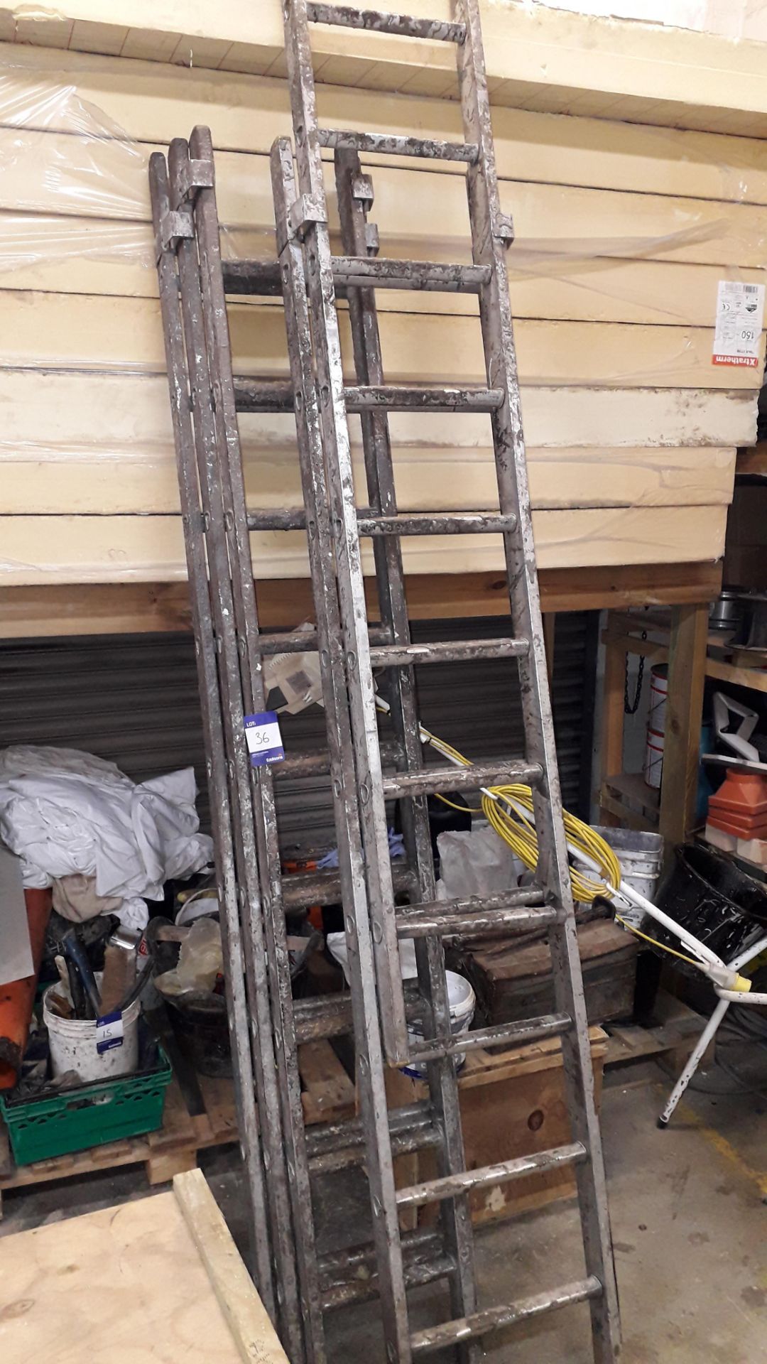 1 x Twin Extension Ladder, 1 x Triple Extension Ladder - Image 2 of 2