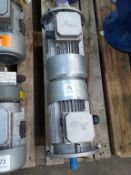 2 X Motovario 1.84kW T9OLL4-B5 IE1 4 Pole Motors