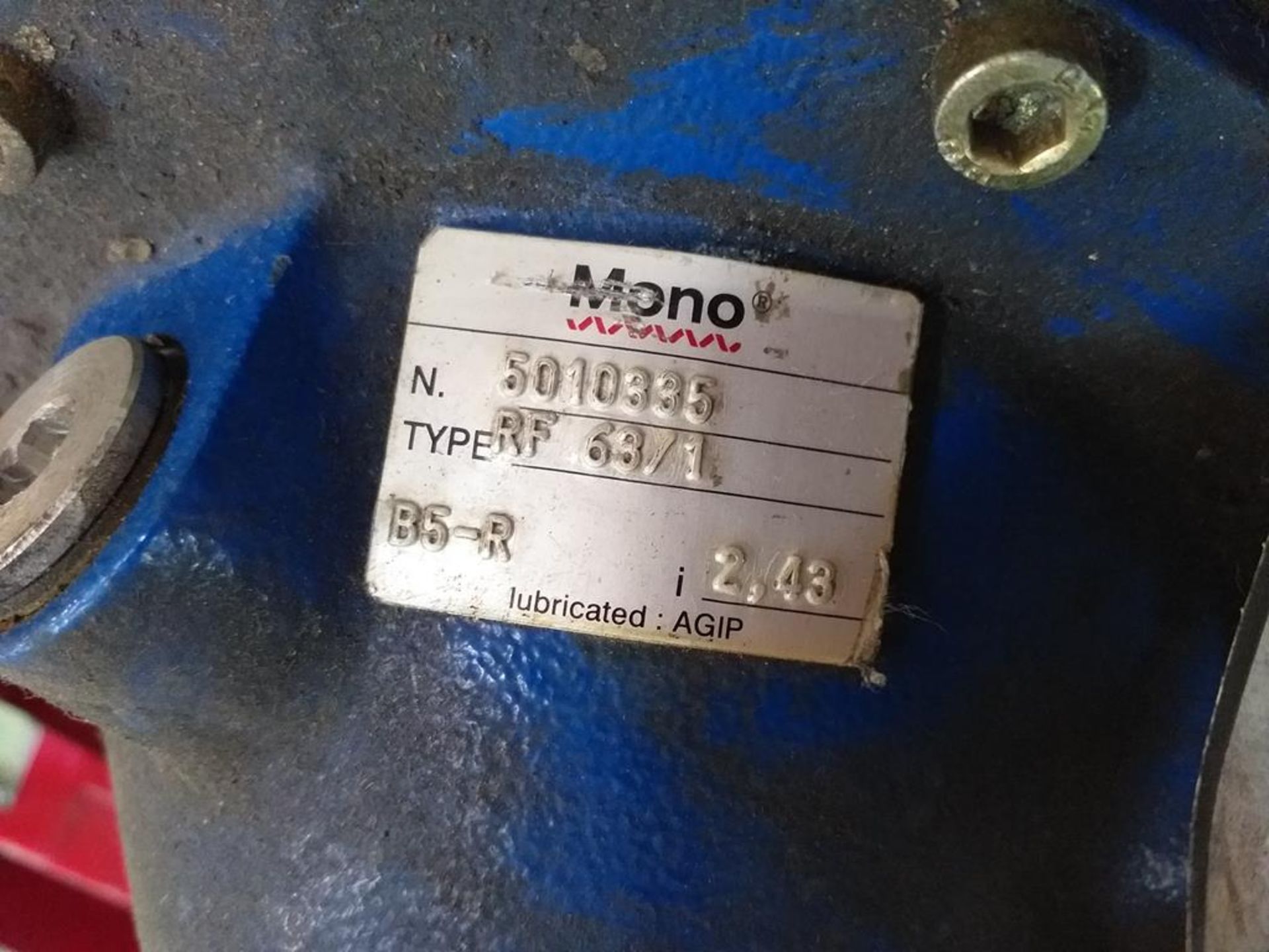 Mono RF63/1 PAM 24/200 2.435/1 REF: G Gearbox - Image 2 of 2