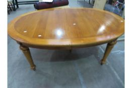 An Oval Dining Room Table