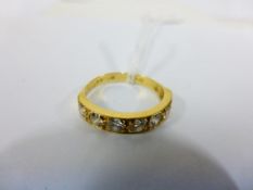 A Yellow Metal Ring (18ct?)