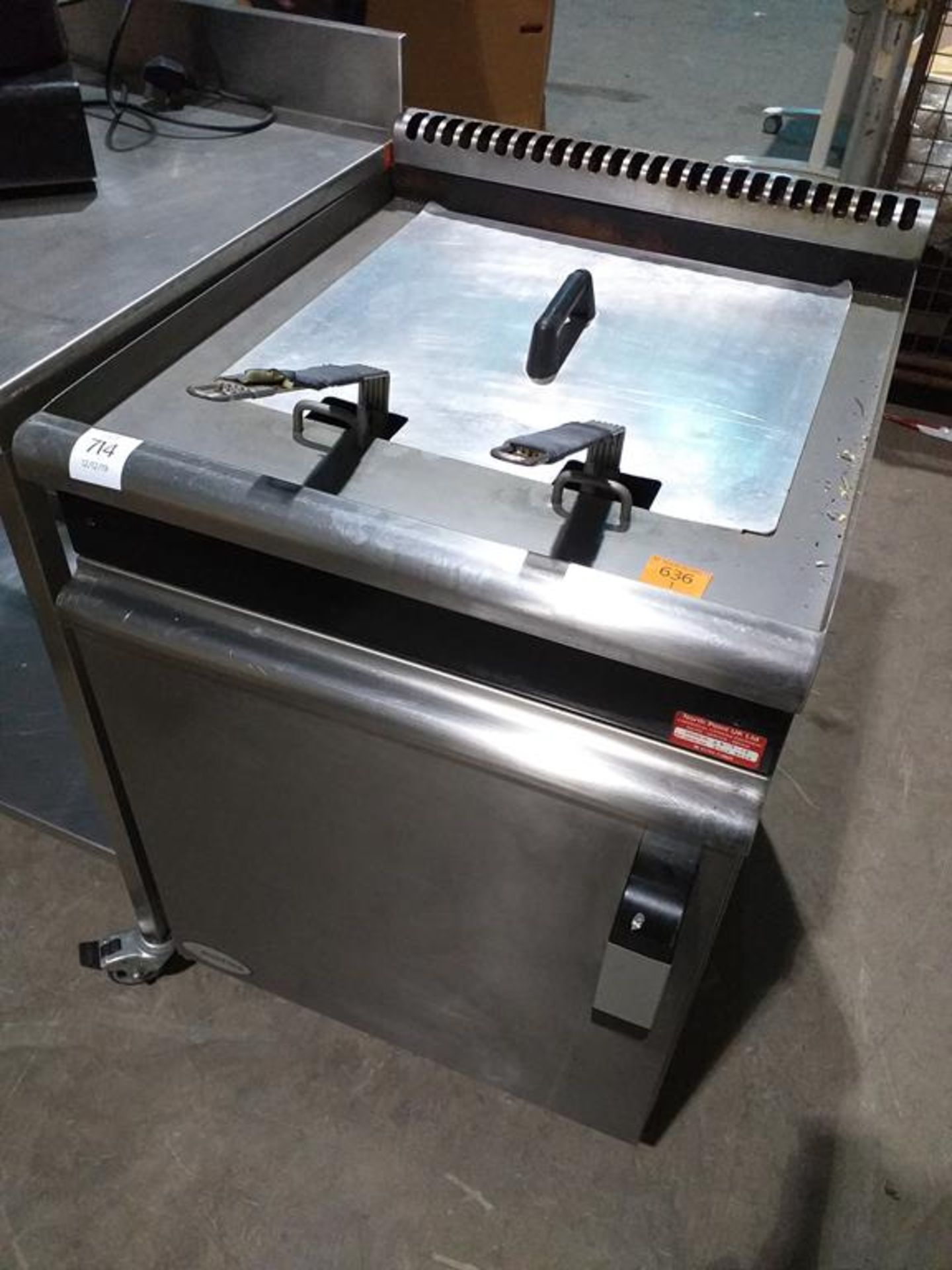 A S/Steel Twin Fryer