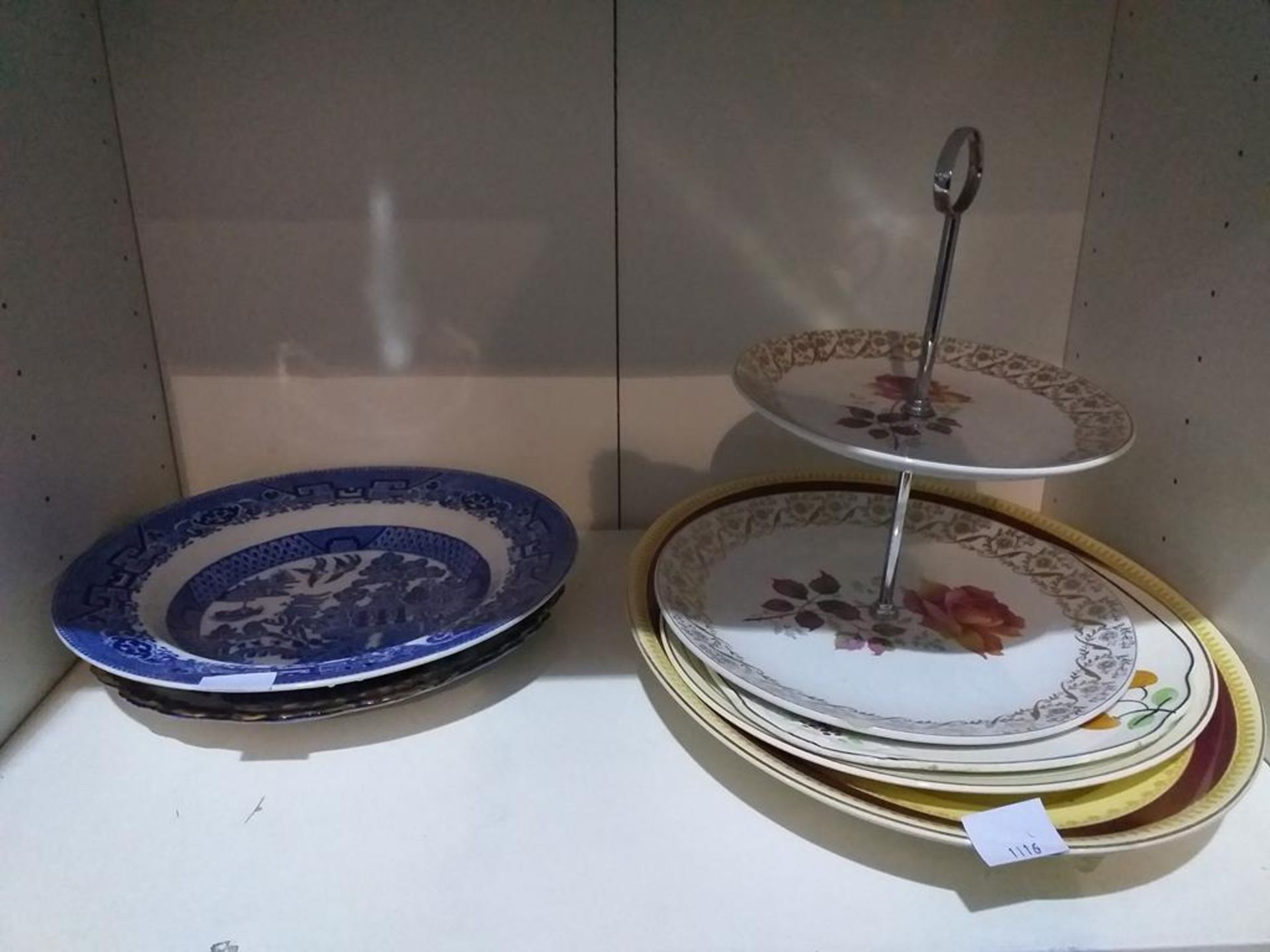 Three Shelves of Assorted Plates - Image 6 of 7