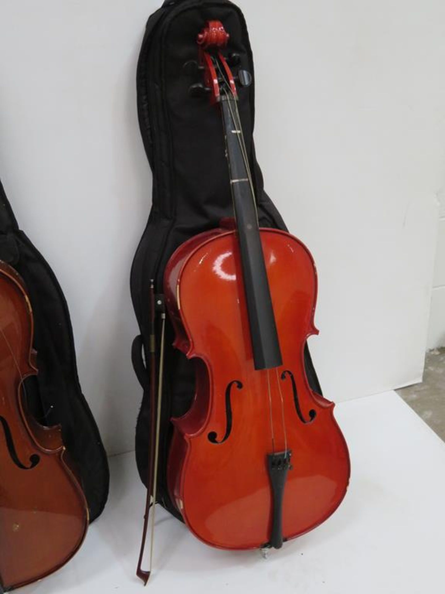 Two Stentor Student II 1/2 size Cellos with case - Image 7 of 11