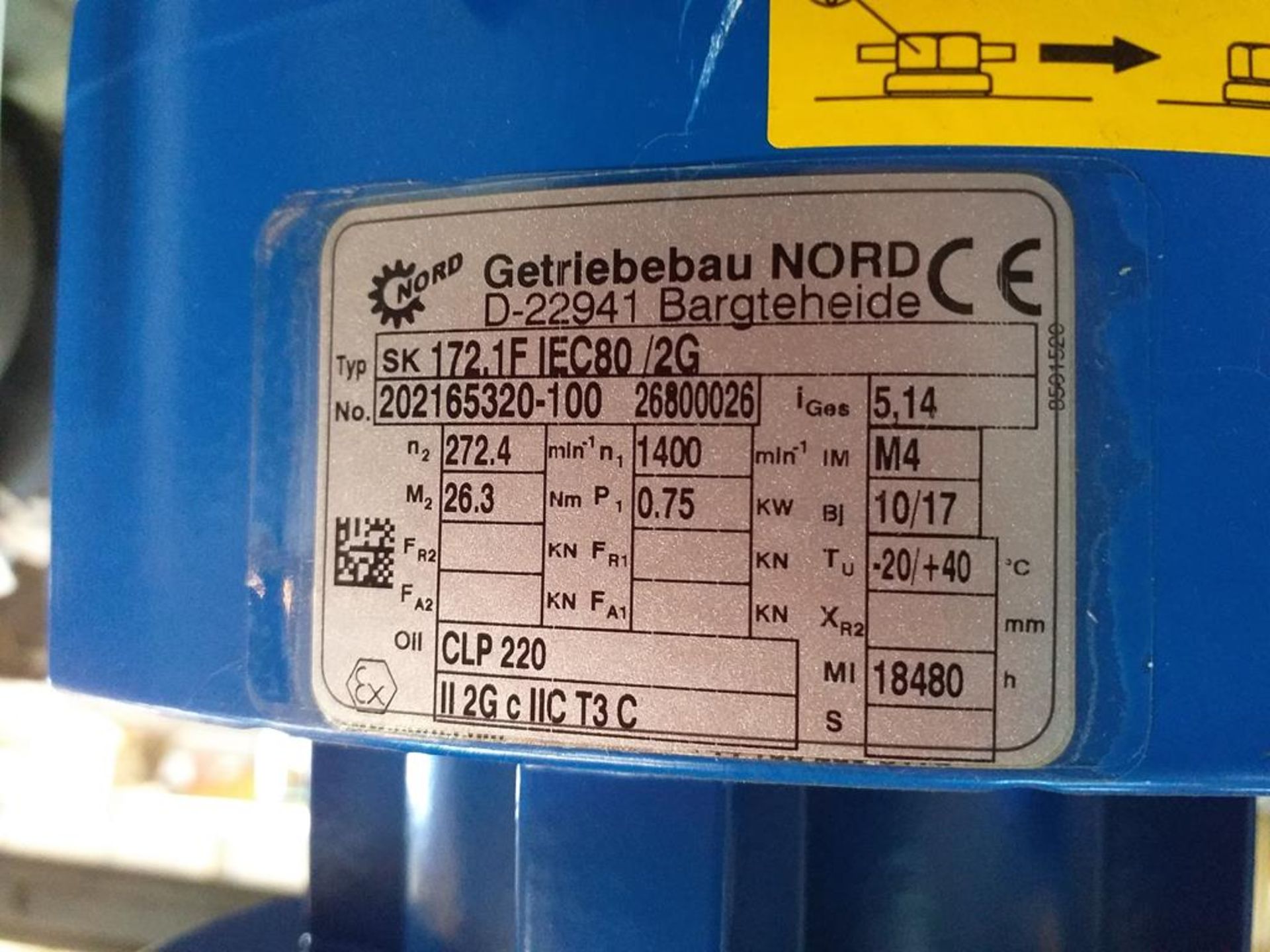 2 Xnord SK172.1F160 2 Xnord SK172.1F160 MTG Gearboxes - Image 3 of 3