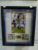 Signed and Framed Photo of Michael Owen