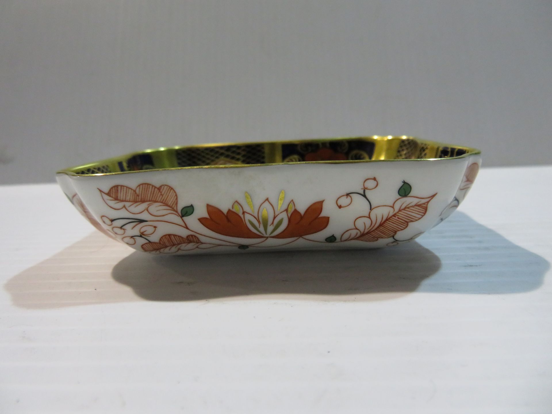 Royal Crown Derby Pin Tray, Oval Tray and Raised Dish - Image 7 of 8