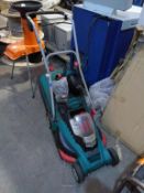 A Bosch Rotak Battery Powered Mower