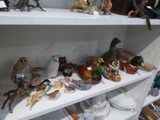 Shelf of Animal Figures
