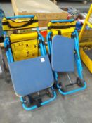 2 x Evac + Chair Emergency Wheel Chairs