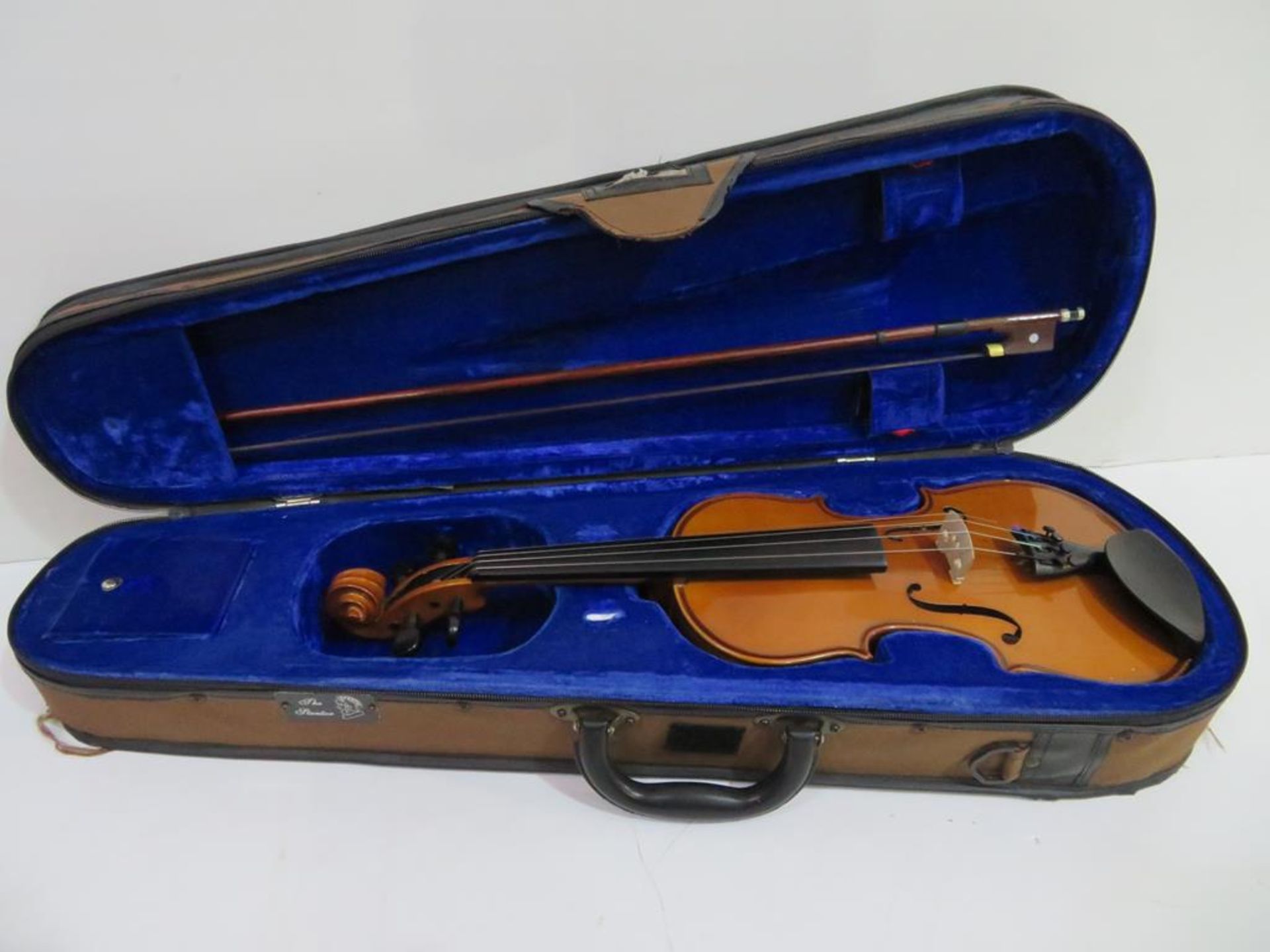 Four cased 1/2 size Violins - Image 7 of 21