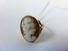 9ct Gold Cameo Ring