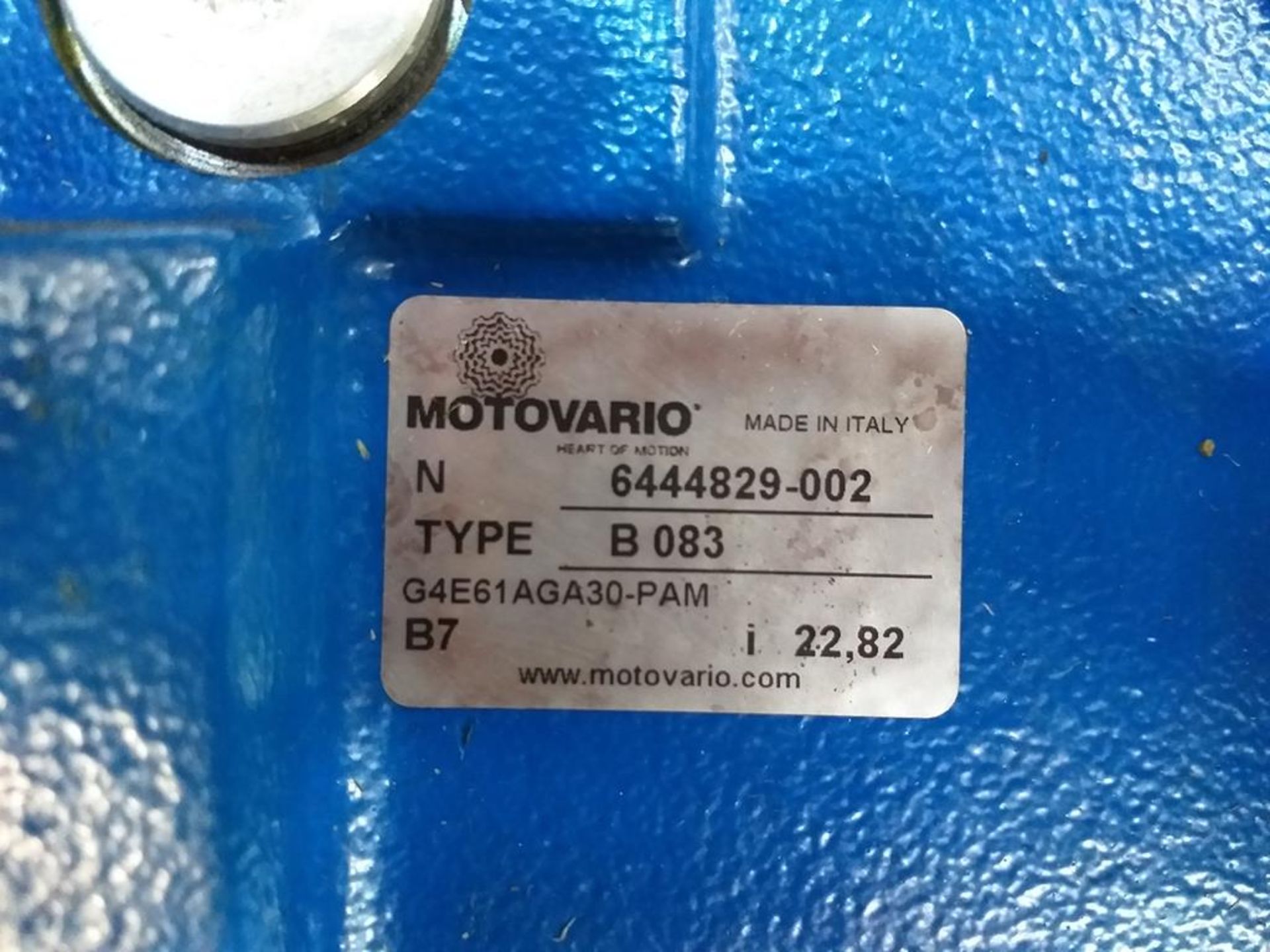 Motovario Type B083 IP55 Gearbox - Image 2 of 2