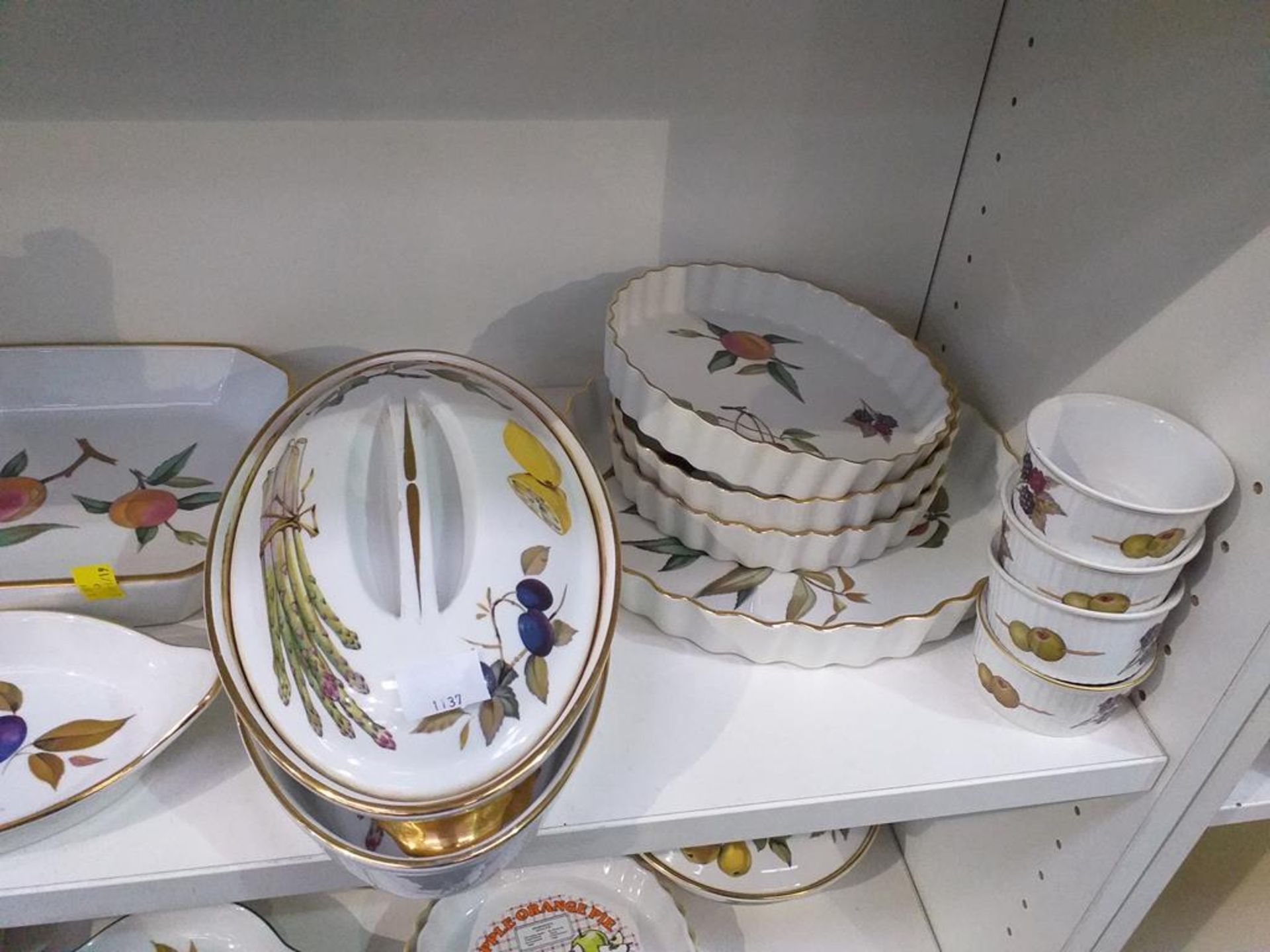 Three Shelves of Mainly Royal Worcester 'Evesham' - Image 5 of 7