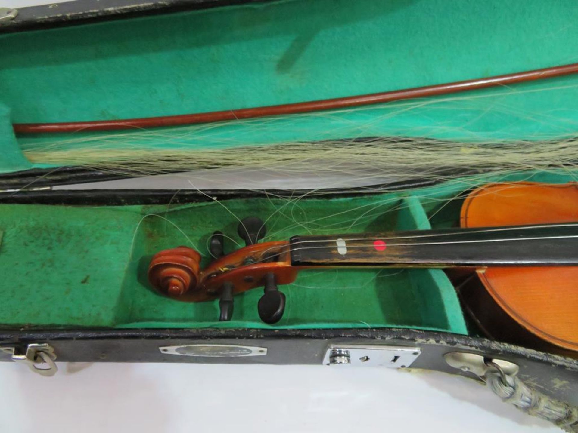 Four cased 1/2 size Violins - Image 19 of 21
