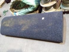 A Roll of Industrial Ribbed Carpet