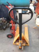 A Sack Barrow and a Pallet Truck