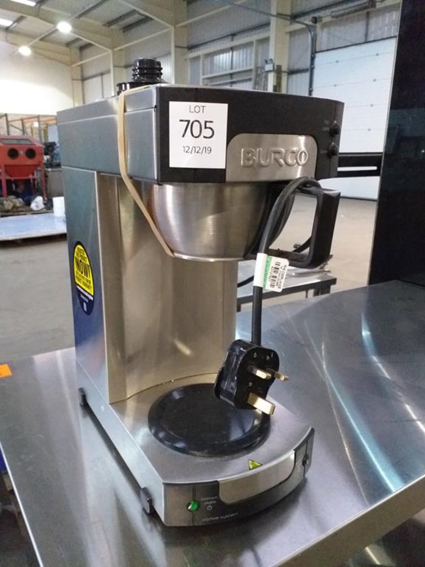 A S/Steel Burco Coffee Machine