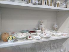 Shelf of Assorted Ceramics