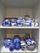 Two Shelves of Assorted Ringtons Porcelain
