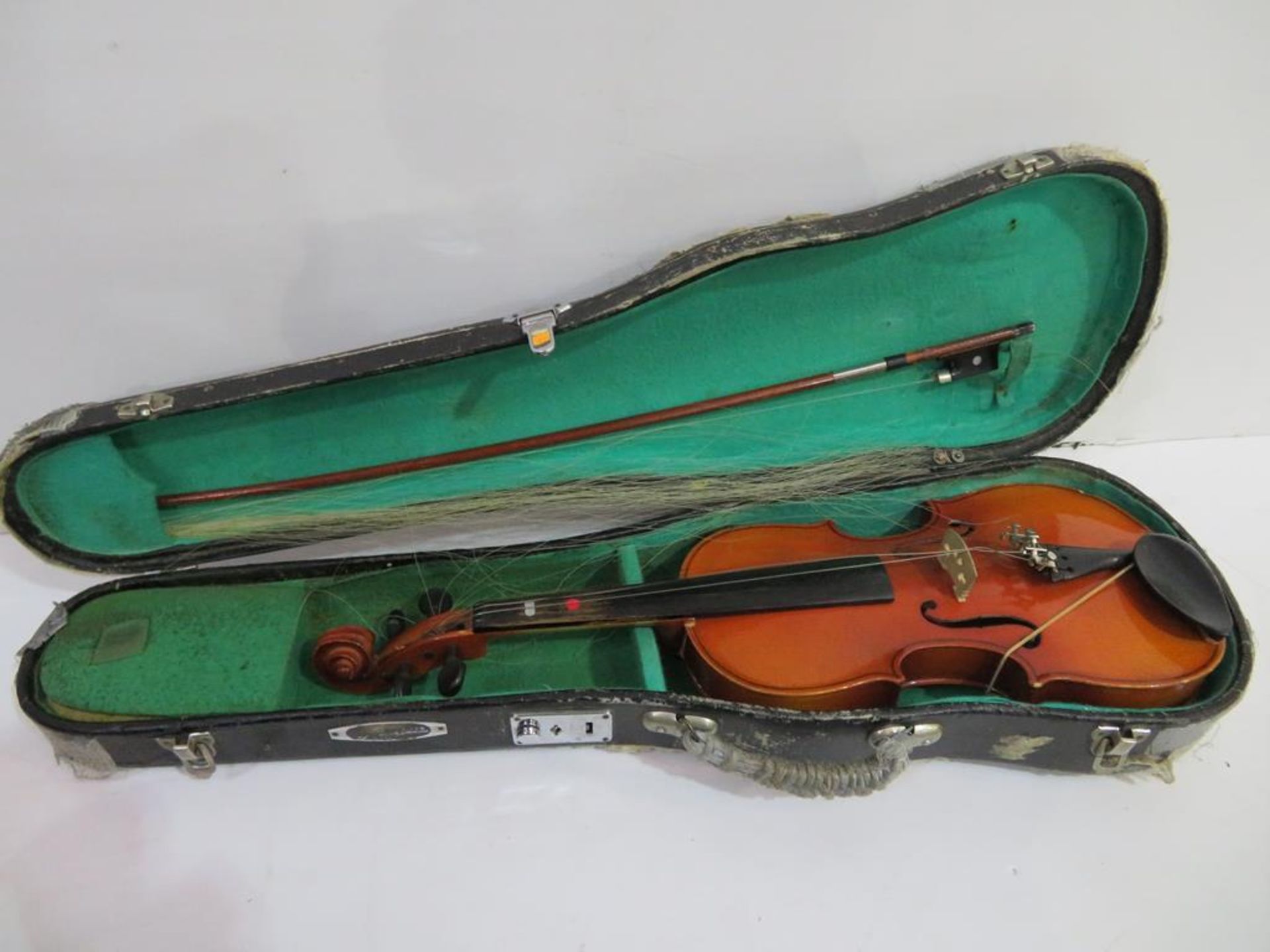 Four cased 1/2 size Violins - Image 17 of 21