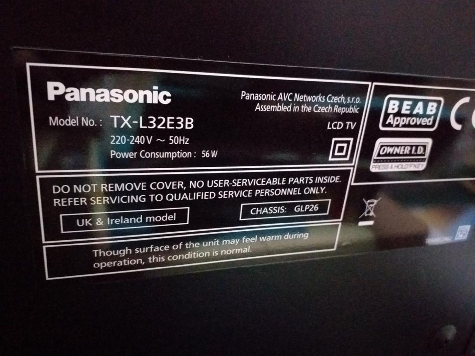 Panasonic 32" Television - Image 4 of 4