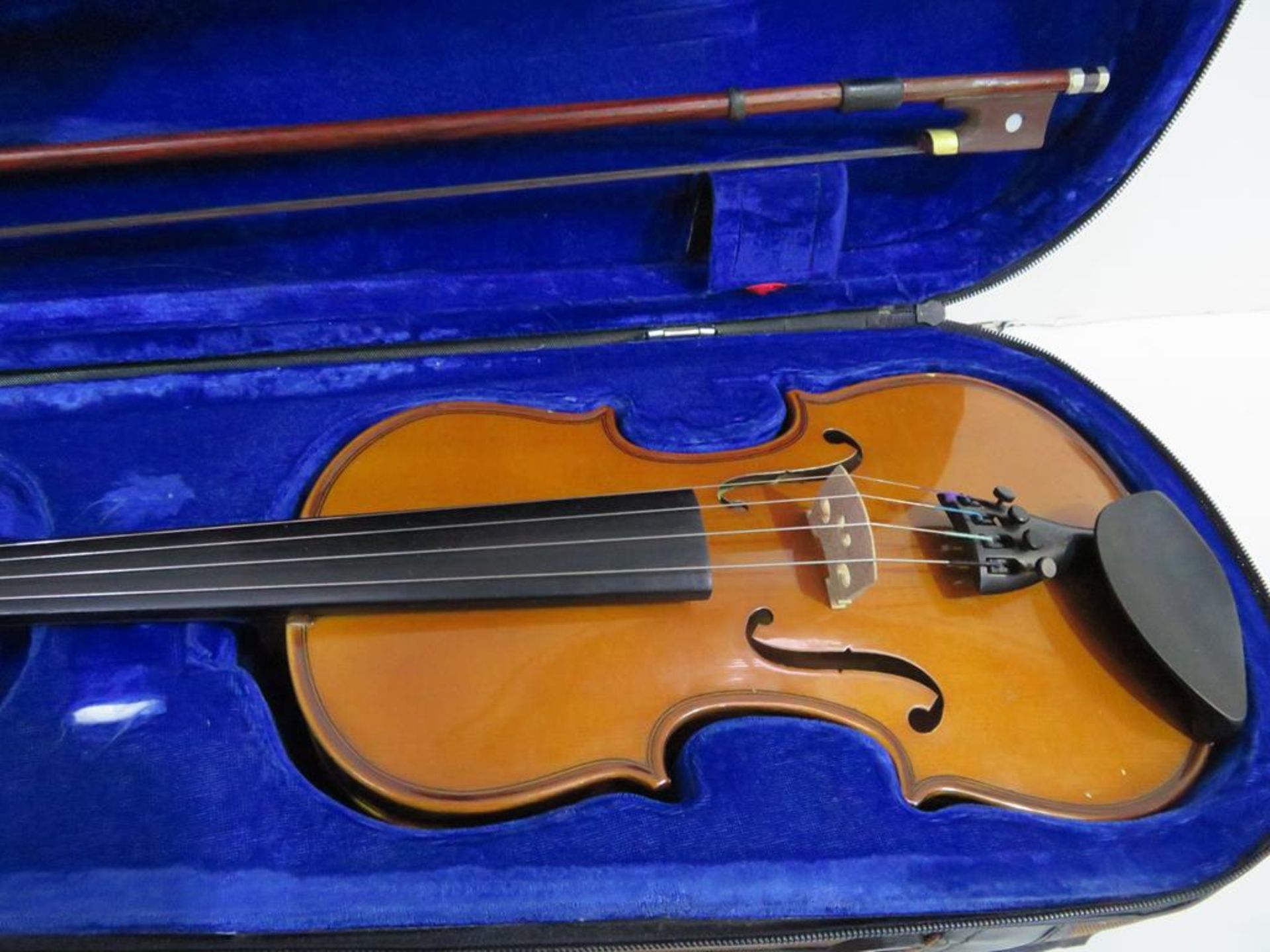 Four cased 1/2 size Violins - Image 10 of 21