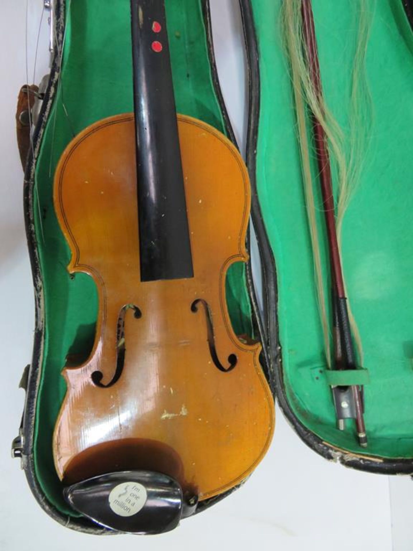 Three cased 3/4 size Violins to include two 'Lark' and one 'The Maidstone Murdoch & Co London E.C' - Image 5 of 16